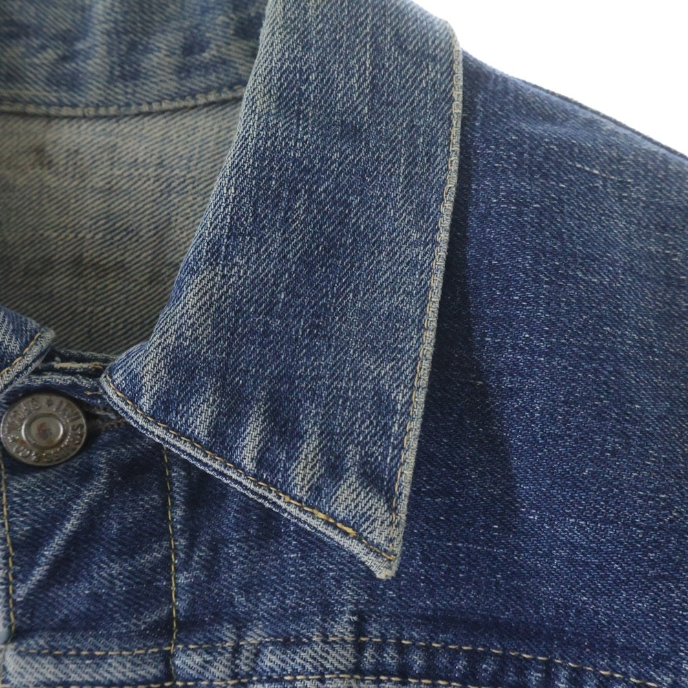 Levi's(リーバイス) 50S 506XX 1st BIG E 片面タブ 一枚袖 ボタン裏17 スライドバックル デニムジャケット インディゴ