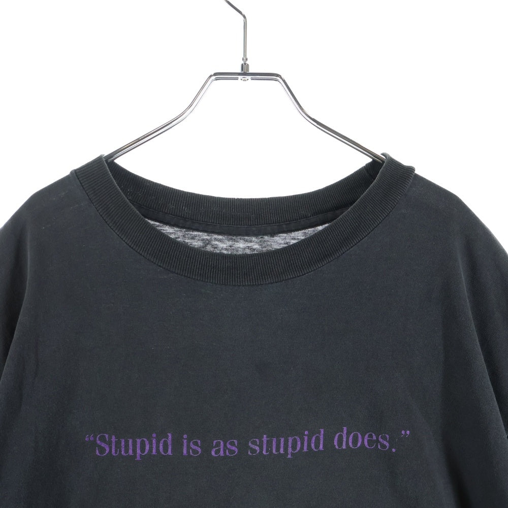 VINTAGE(ヴィンテージ) 90S FORREST GUMP STUPID IS AS STUPID DOES フォレストガンプ スチューピッド イズ アズ スチューピッド ダズ フロントプリント ムービー 半袖Tシャツ