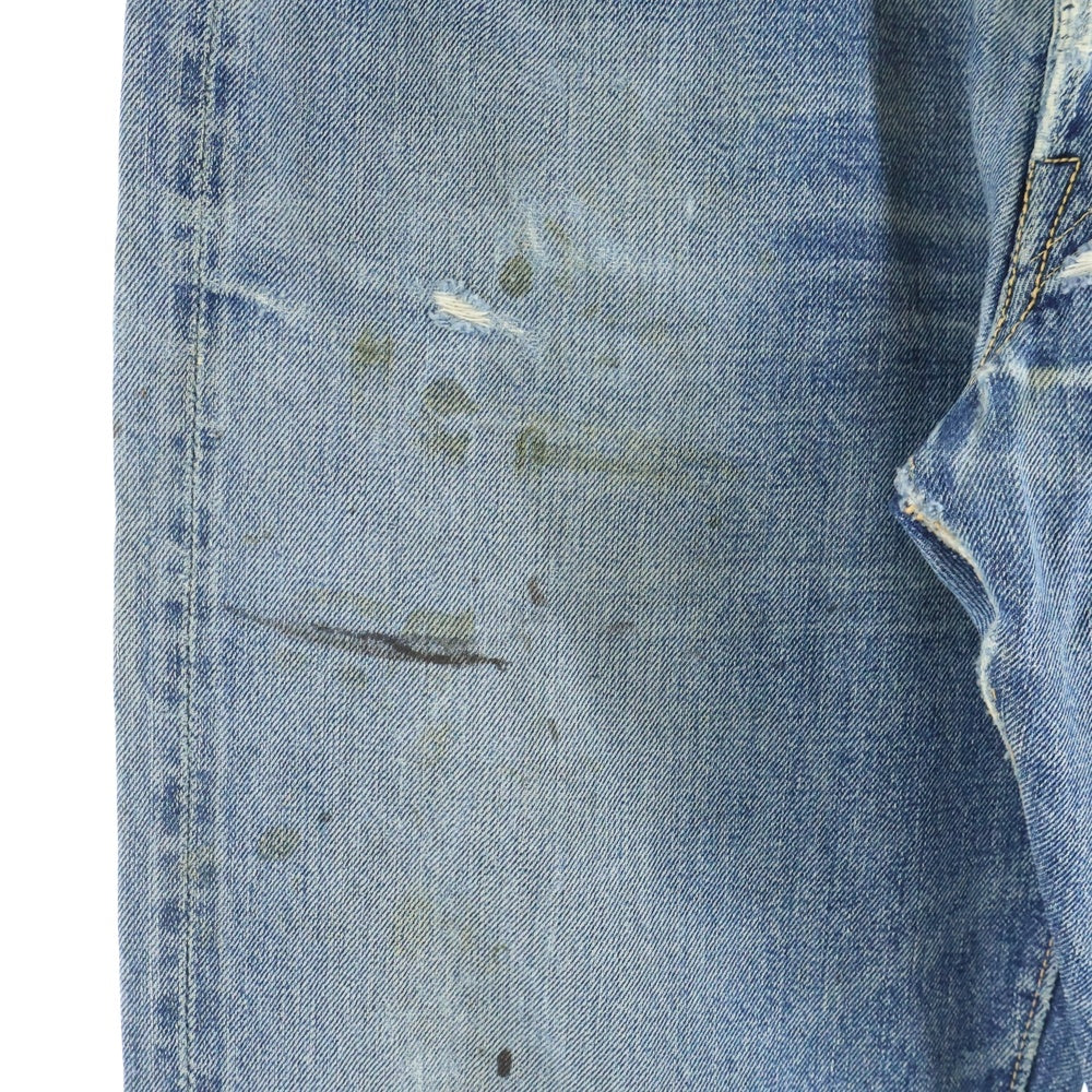 Levi's(リーバイス) 50S VINTAGE 501XX 53model BIG E 革パッチ 通常R ボタン裏無刻印 Vステッチ オフセット 隠しリベット 両面タブ デニム パンツ インディゴ