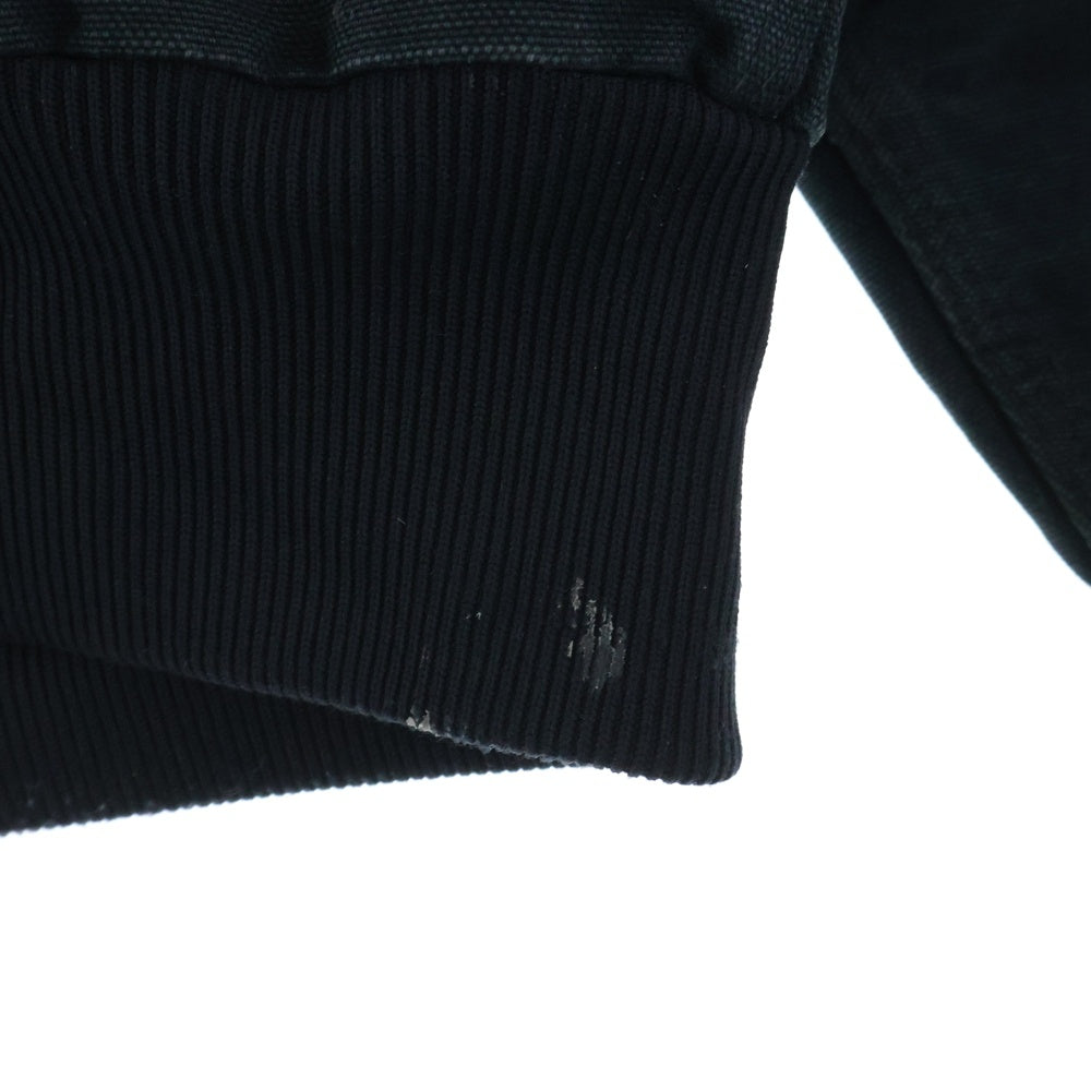 CARHARTT(カーハート) Black Quilted Hooded Jacket J268 BLK メキシコ製 裏地キルティング ジップアップ フードジャケット ブラック