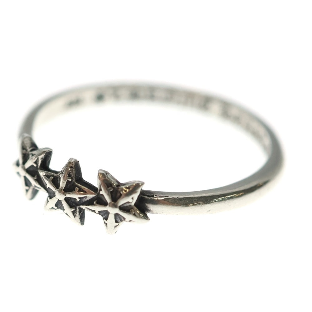 CHROME HEARTS(クロムハーツ) BUBBLEGUM 3STAR バブルガム3スター リング シルバー BCA411 ‐ ギャランティ