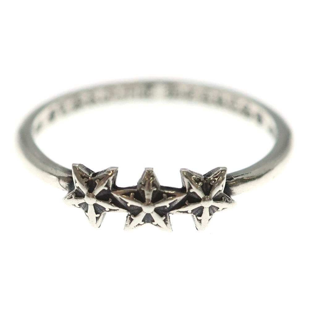 CHROME HEARTS(クロムハーツ) BUBBLEGUM 3STAR バブルガム3スター リング シルバー BCA411 ‐ ギャランティ