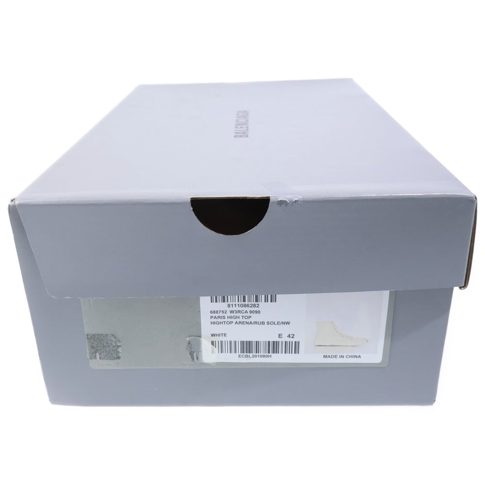 BALENCIAGA(バレンシアガ) PARIS HI TOP LEATHER SNEAKER 688752 パリス ハイカットスニーカー レザー アイボリー