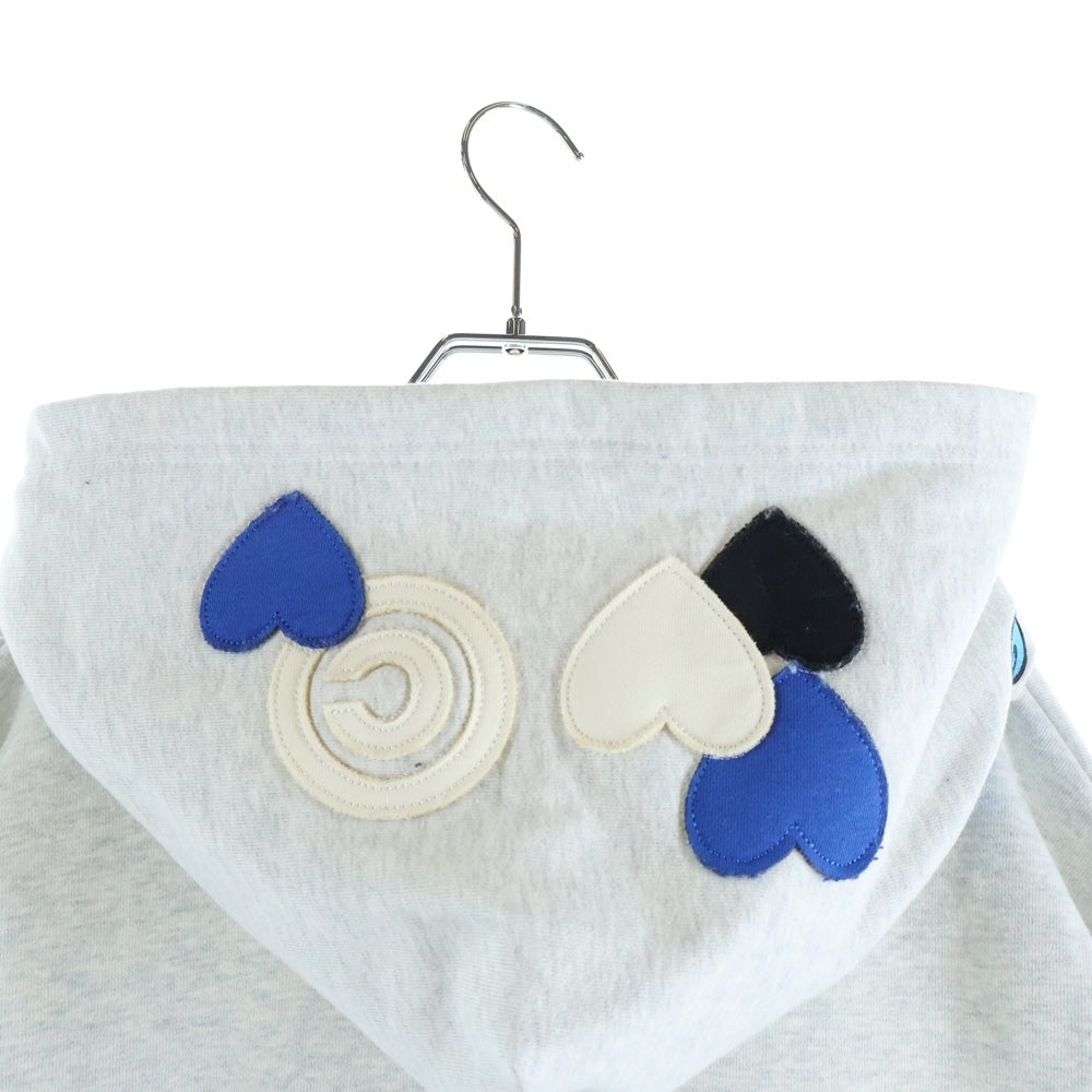 COIN PARKING DELIVERY(コインパーキングデリバリー) ×SANRIO CHARACTERS SWEAT ZIPUP HOODIE CPDSC-KT17 ×サンリオキャラクターズ スウェットジップアップパーカー グレー