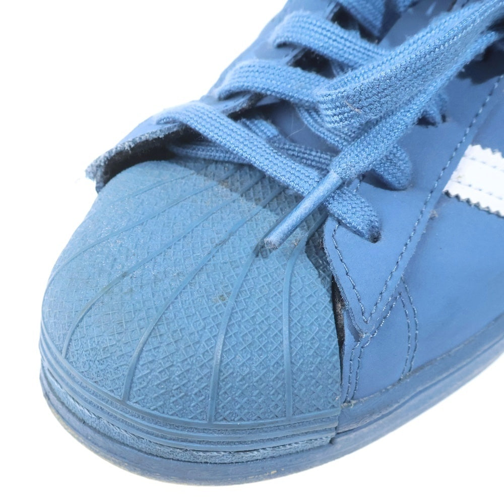 adidas(アディダス) ×Daiki Tsuneta × atmos SUPERSTER ダイキツネタ アトモス スーパースター ローカットスニーカー ブルー 26.5cm H06346