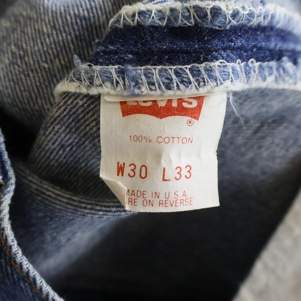Levi's(リーバイス) 80S 501-0000 ボタン裏刻印552 サークルR ボタンフライ デニムパンツ インディゴ
