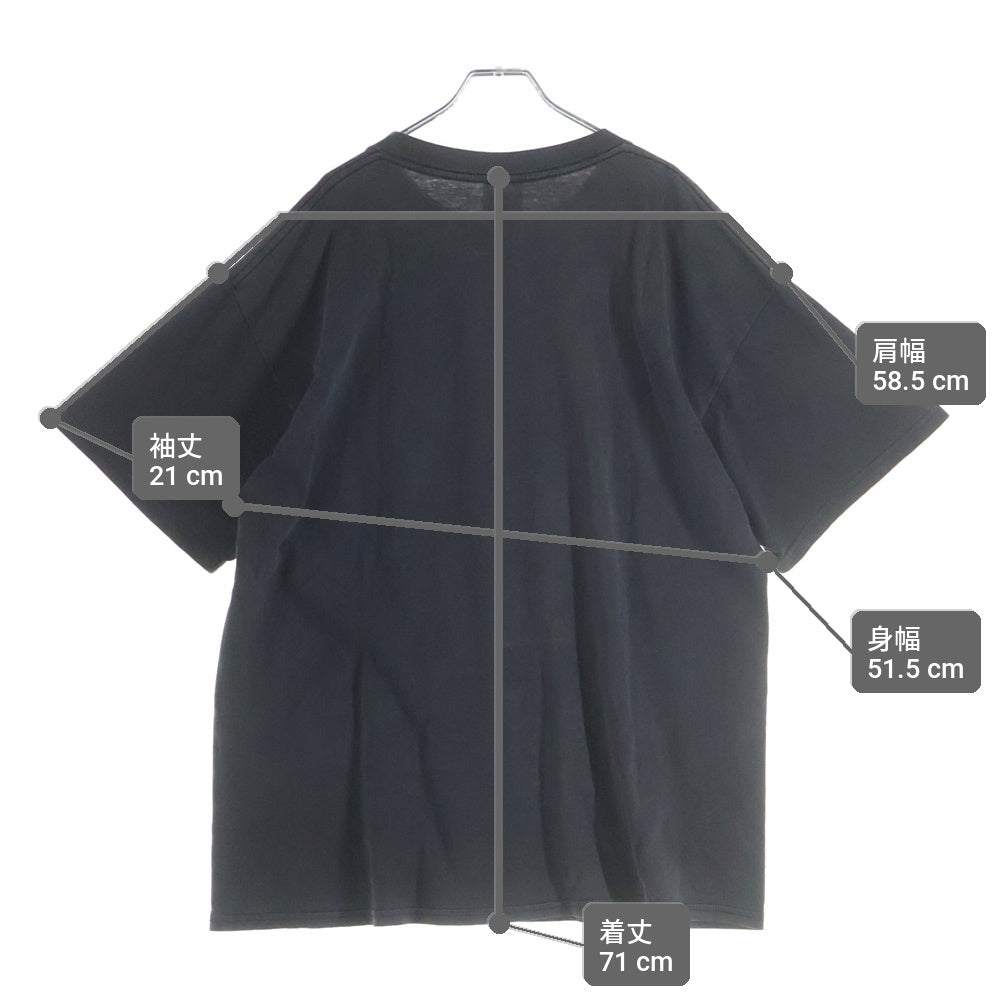 VINTAGE(ヴィンテージ) 90s backstreetboys 1998 バックストリートボーイズ アーティスト フロントプリント 半袖Tシャツカットソー ブラック