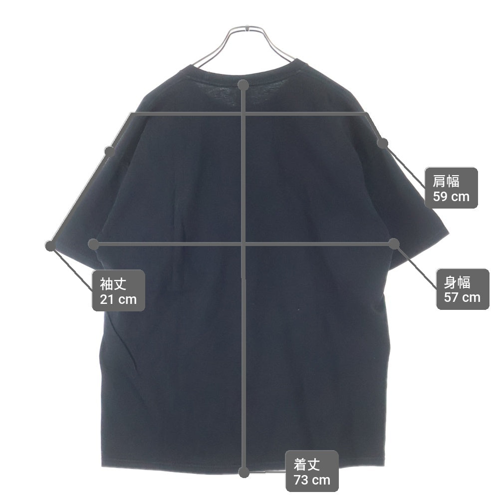 VINTAGE(ヴィンテージ) 00s BLEACH ブリーチ 黒崎一護 ホロウ フロントプリント 半袖Tシャツカットソー ブラック