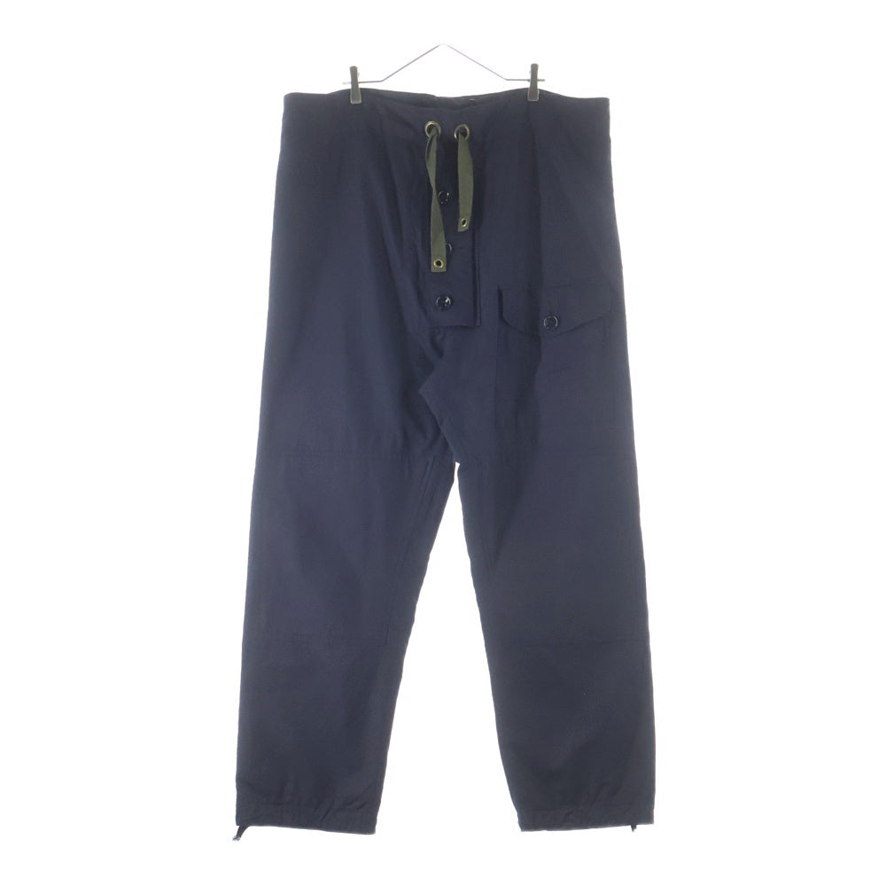 VINTAGE(ヴィンテージ) 60-70S ROYAL NAVY BRITISH MILITARY TROUSERS WINDPROOF VENTILE イギリス海軍 ベンタイル オーバー パンツ ネイビー 8405-99-122-2129