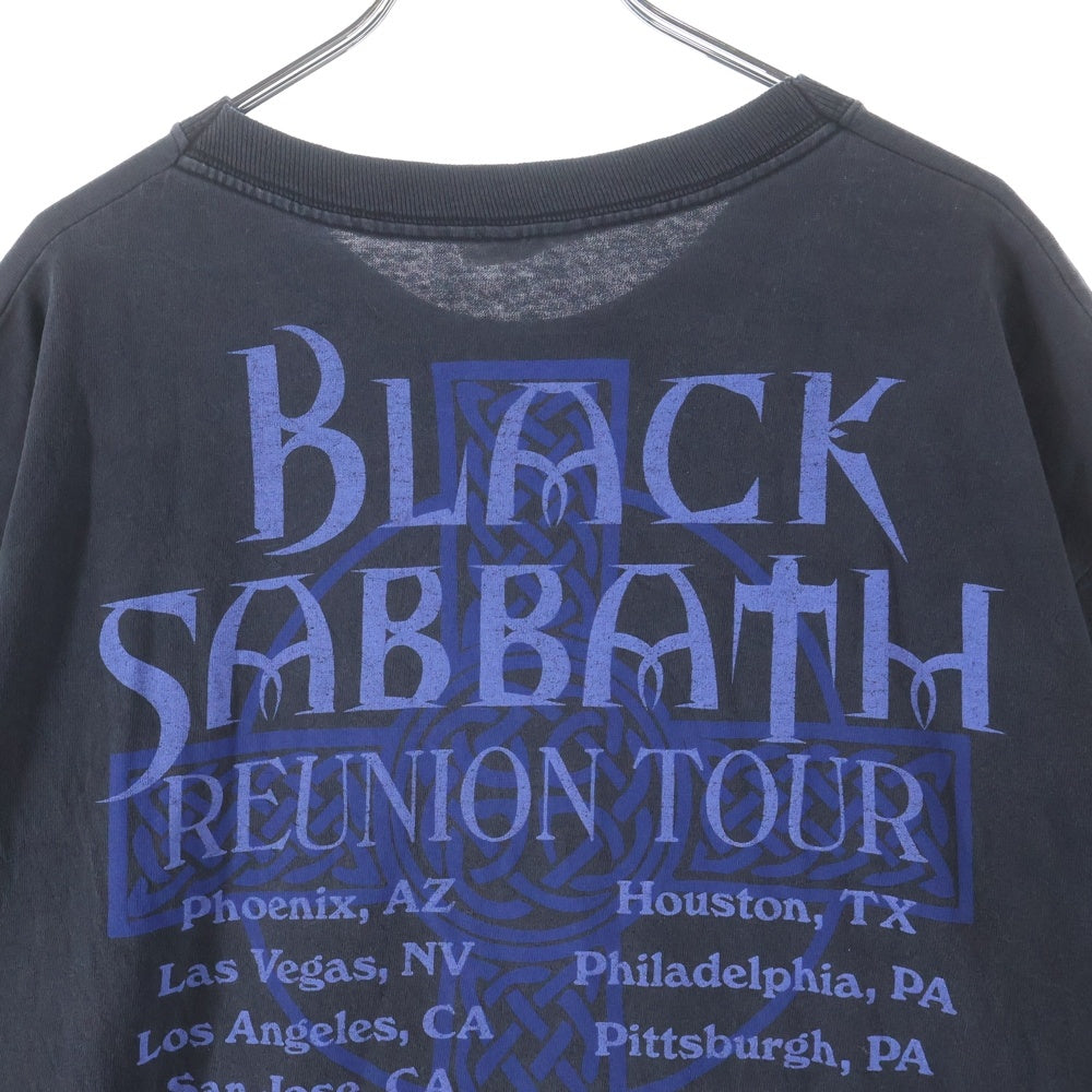 VINTAGE(ヴィンテージ) 90s BLACK SABBATH REUNION TOUR ブラックサバス 半袖プリントTシャツ カットソー ブラック