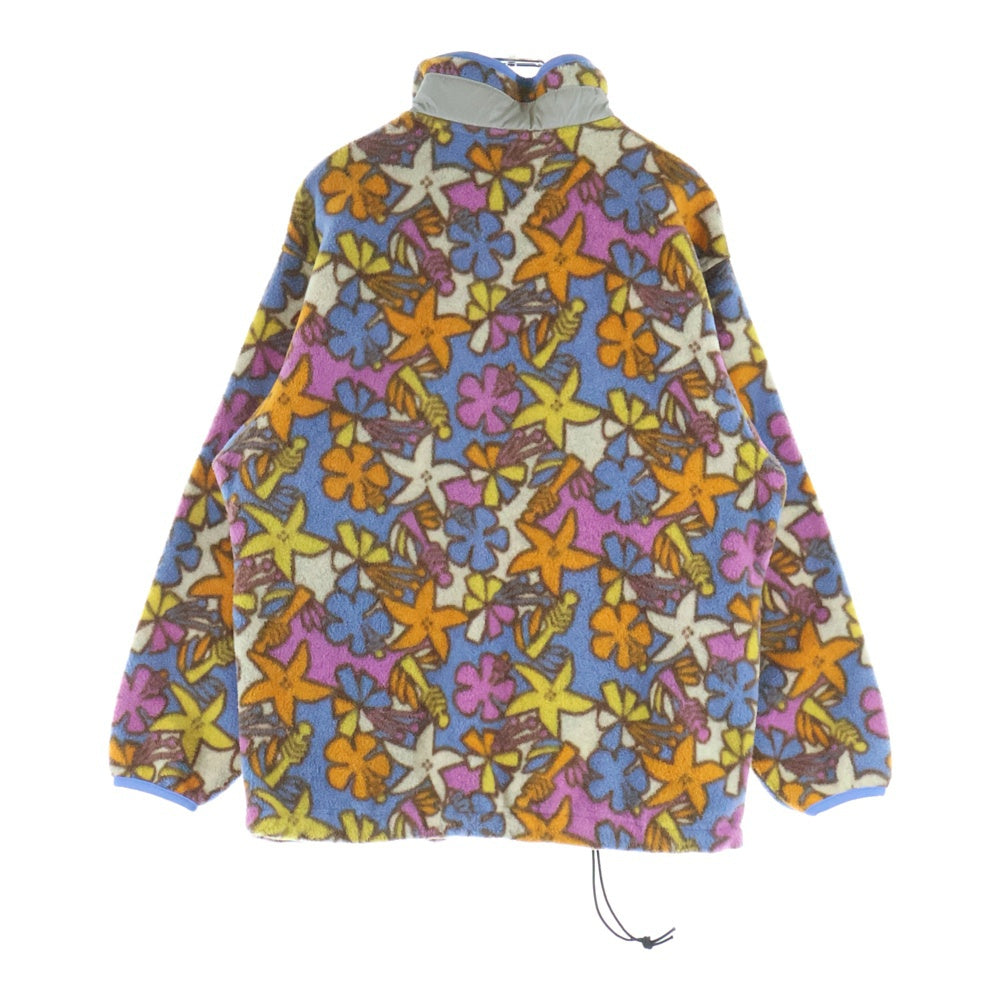 PATAGONIA(パタゴニア) FLOWER PATTERN HALF ZIP USA製 花柄 ハーフジップ フリース ジャケット マルチカラー 85536