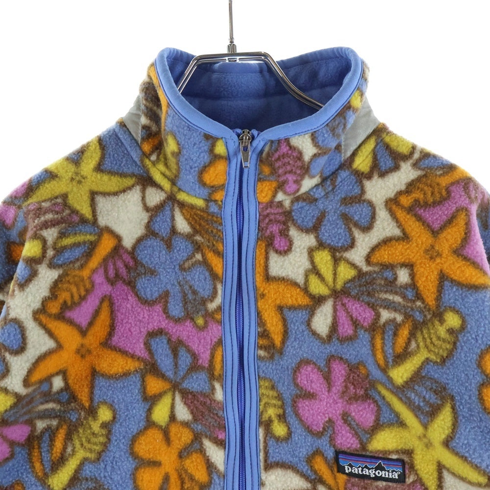 PATAGONIA(パタゴニア) FLOWER PATTERN HALF ZIP USA製 花柄 ハーフジップ フリース ジャケット マルチカラー 85536