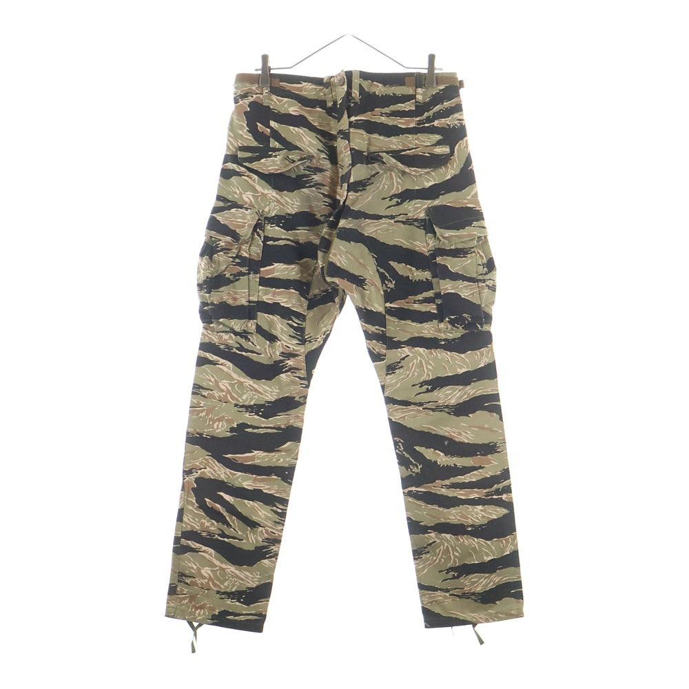 COMME des GARCONS(コムデギャルソン) 11AW Camo Cotton Drop Crotch Casual Pants 迷彩柄 タガーカモ ジョガーカジュアルパンツ カーキ
