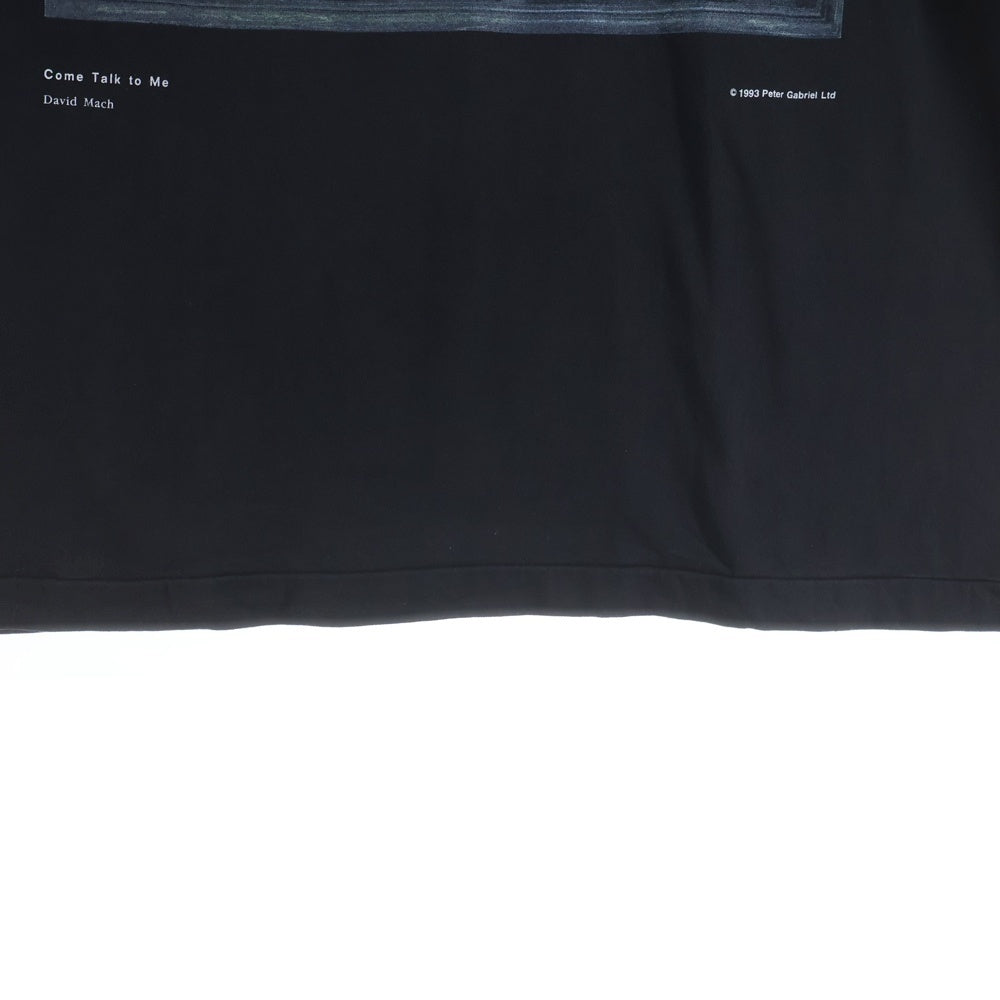 VINTAGE(ヴィンテージ) 90s PETER GABRIEL SECRET WORLD TOUR TEE ピーターガブリエル 両面プリント半袖Tシャツ ブラック