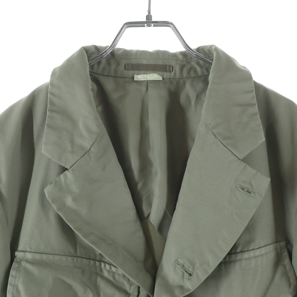 COMME des GARCONS HOMME DEUX(コムデギャルソン オムドゥ) ポリ縮絨 2Bテーラードジャケット DO-J045 カーキ