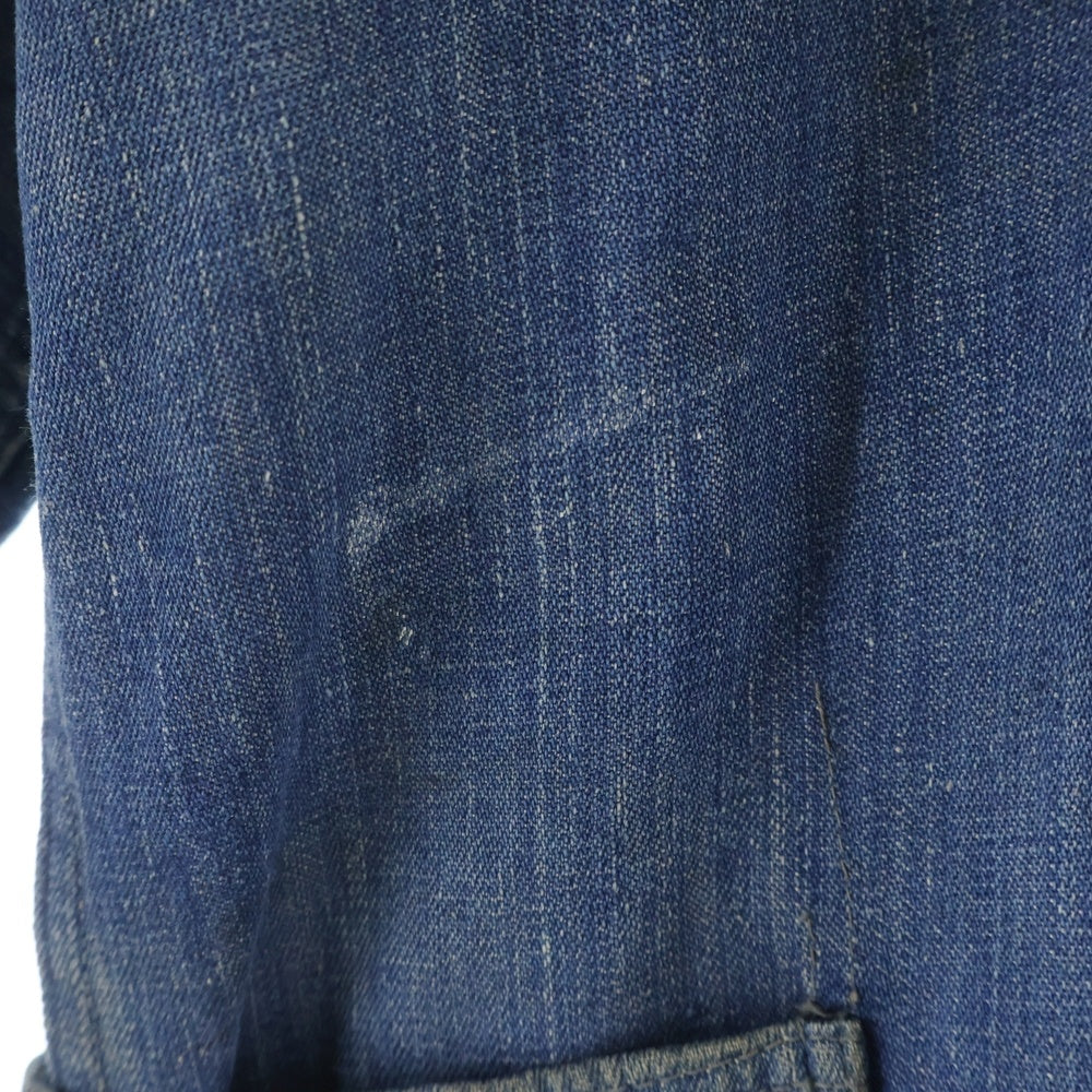 VINTAGE(ヴィンテージ) 10S U.S. NAVY SHAWL COLLAR DENIM PULLOVER SAILOR SHIRTS アメリカ海軍 ショールカラー デニム プルオーバー セイラー シャツ インディゴ