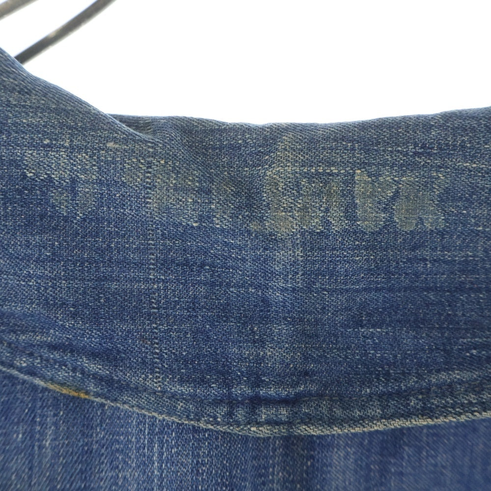 VINTAGE(ヴィンテージ) 10S U.S. NAVY SHAWL COLLAR DENIM PULLOVER SAILOR SHIRTS アメリカ海軍 ショールカラー デニム プルオーバー セイラー シャツ インディゴ