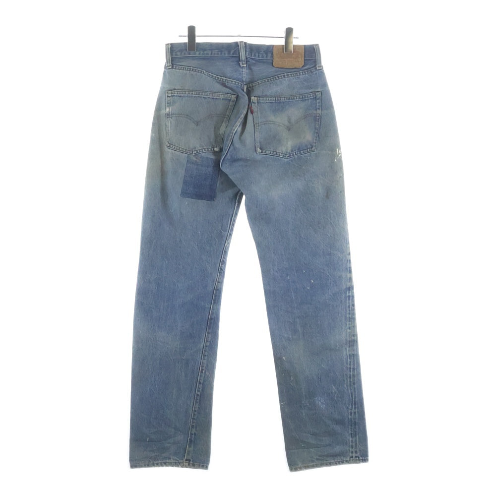 Levi's(リーバイス) 70s 501 66後期 smalle ボタン裏6 並行 チェーンステッチ ストレートデニム ブルー