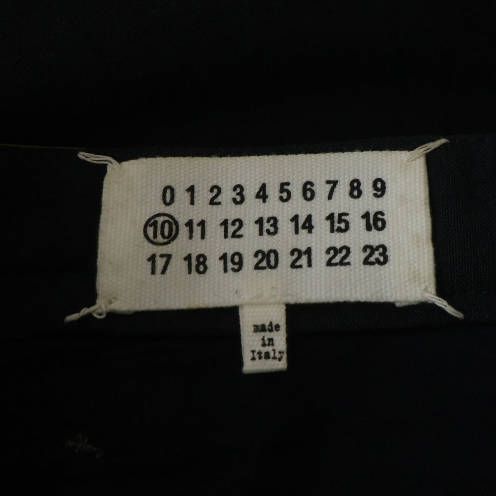 Maison Margiela(メゾンマルジェラ) 12SS ZIP SIDE BYCOLOR PANTS S30KA0263 切り替え ジップ カーゴパンツ カーキ/ブラック