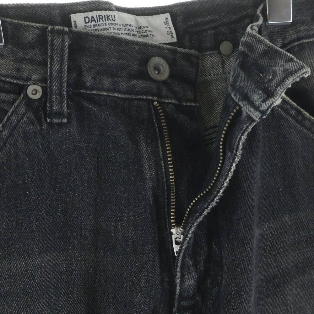 DAIRIKU(ダイリク) 22SS Painter Denim Pants D-5 ペインターデニムパンツ ブラック