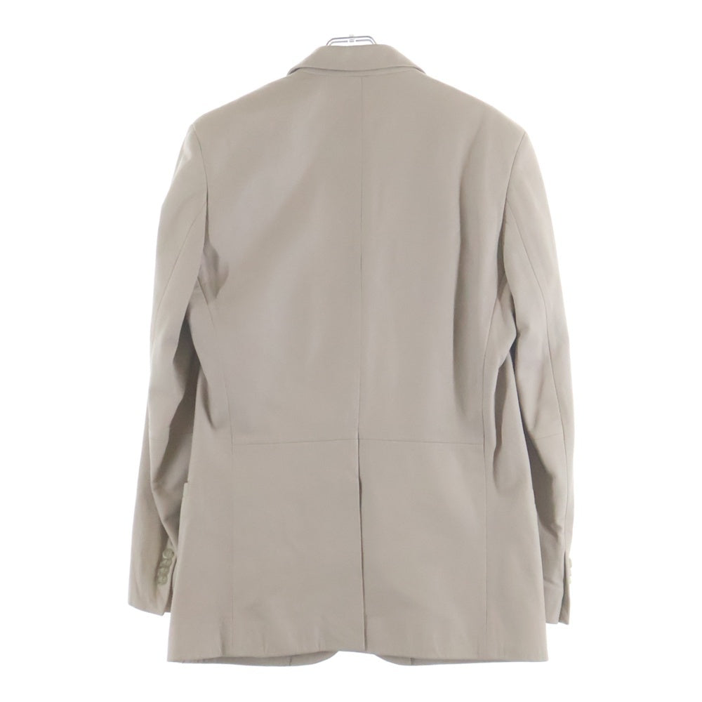 VERSACE COLLECTION(ヴェルサーチコレクション) LAMB LEATHER TAILORED JACKET ラムレザー テーラードジャケット ベージュ