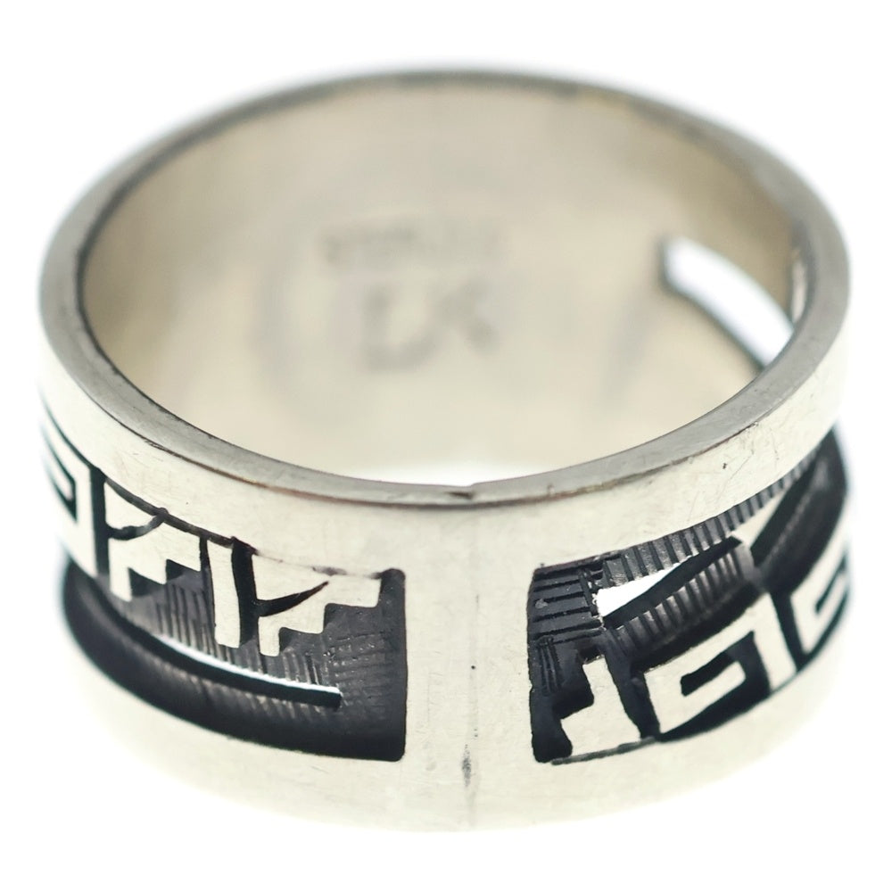 INDIAN JEWELRY(インディアンジュエリー) HOPI STERLING RING LUCION KOINVA ホピ族 ルシオン コインヴァ オーバーレイ リング 指輪 シルバー
