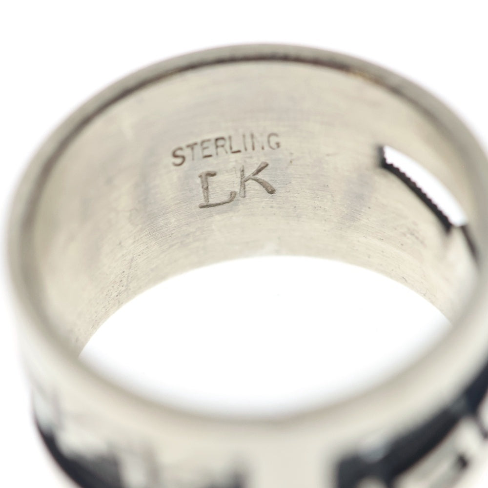 INDIAN JEWELRY(インディアンジュエリー) HOPI STERLING RING LUCION KOINVA ホピ族 ルシオン コインヴァ オーバーレイ リング 指輪 シルバー