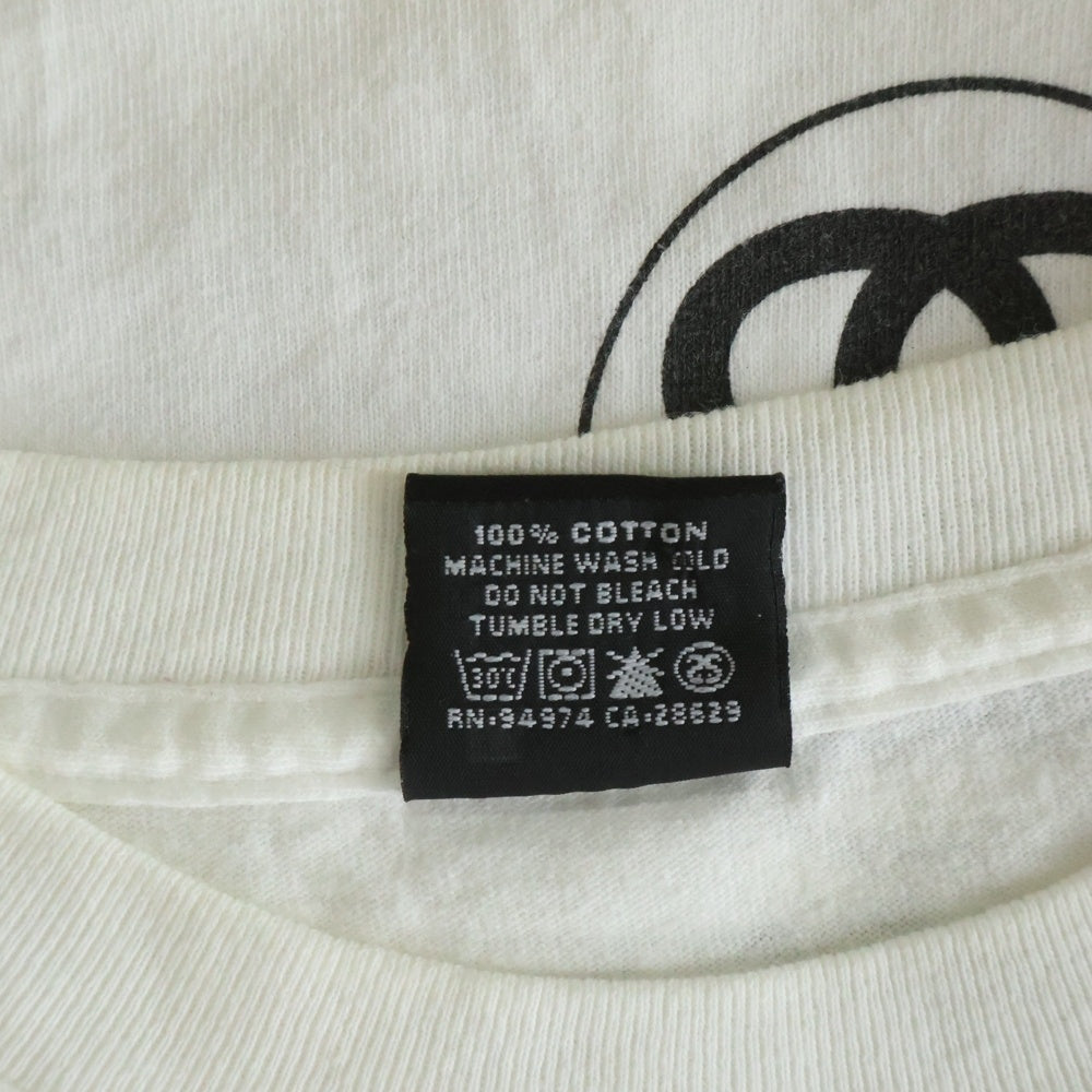 STUSSY(ステューシー) 00S × WTAPS ダブルタップス WORLD TOUR DESIGN TEE 25周年 ワールドツアー デザイン 半袖Tシャツ カットソー ホワイト