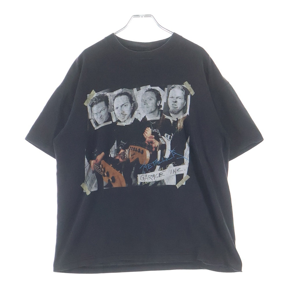 VINTAGE(ヴィンテージ) 90s METALLICA Garage Inc. アルバム ジャケ写 半袖カットソーTシャツ ブラック