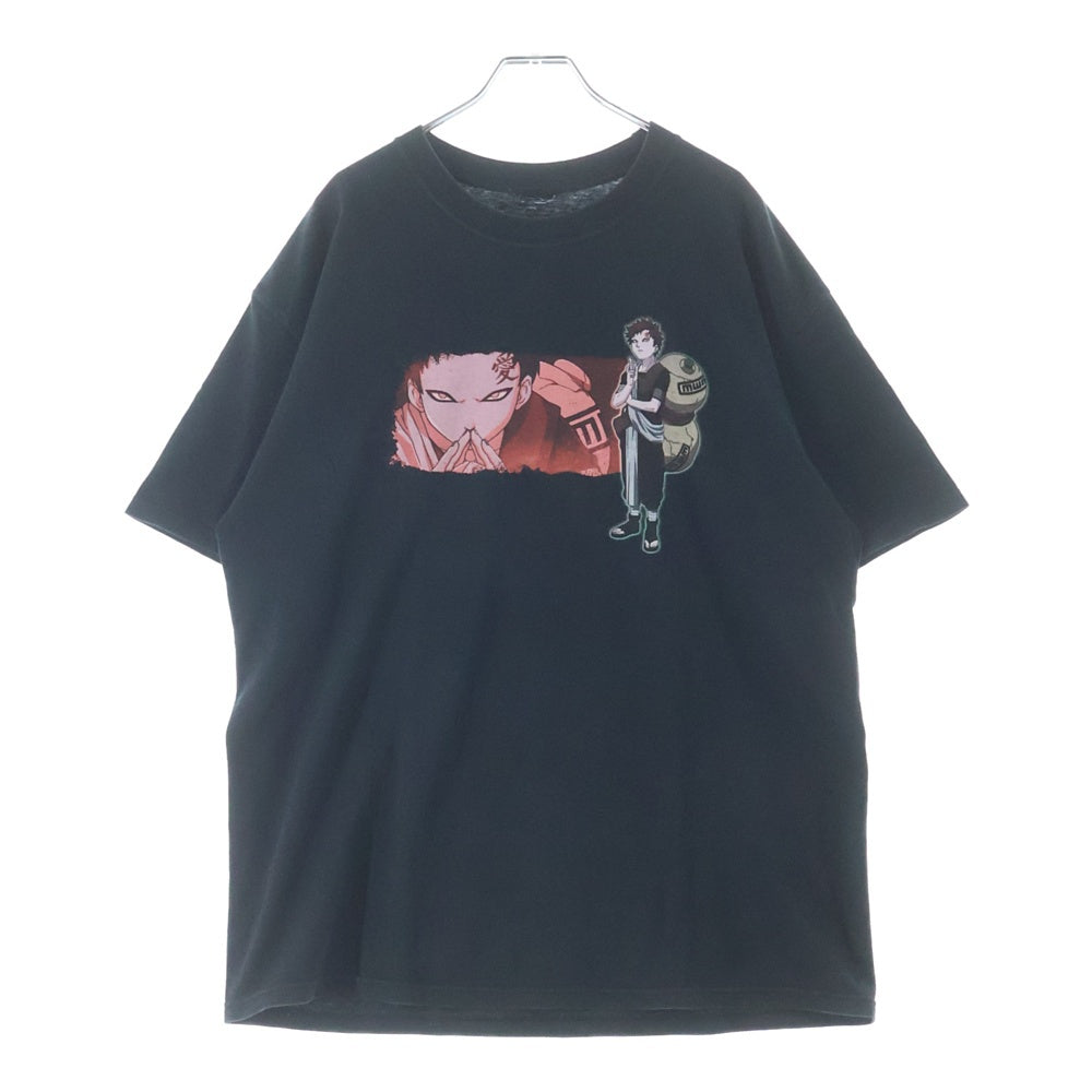 VINTAGE(ヴィンテージ) 00S NARUTO 我愛羅 TEE ナルト 両面プリント 半袖カットソーTシャツ ブラック