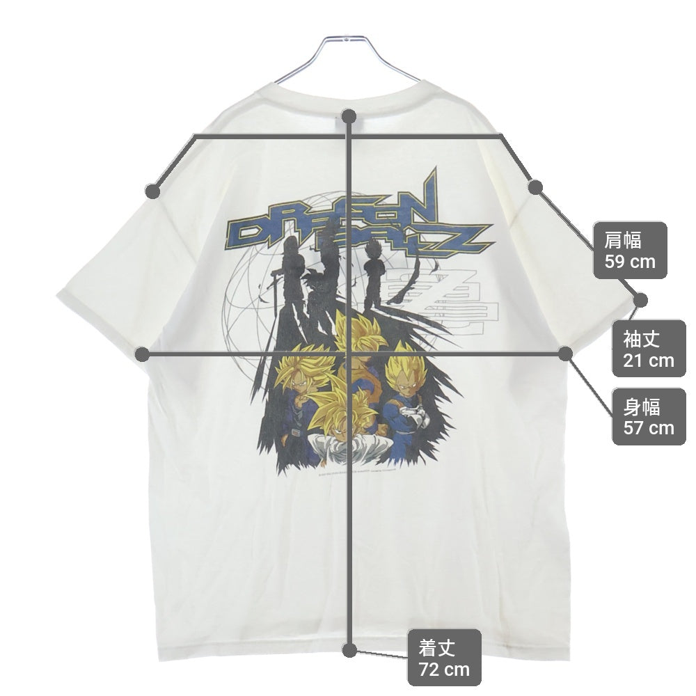 VINTAGE(ヴィンテージ) 00S DRAGONBALL Z TEE ドラゴンボールゼット 半袖カットソーTシャツ ホワイト
