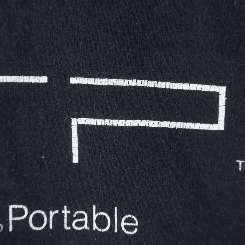 VINTAGE(ヴィンテージ) 00S PSP PLAYSTATION PORTABLE LOGO TEE プレイステーション ロゴ ゲーム 半袖Tシャツ カットソー ブラック