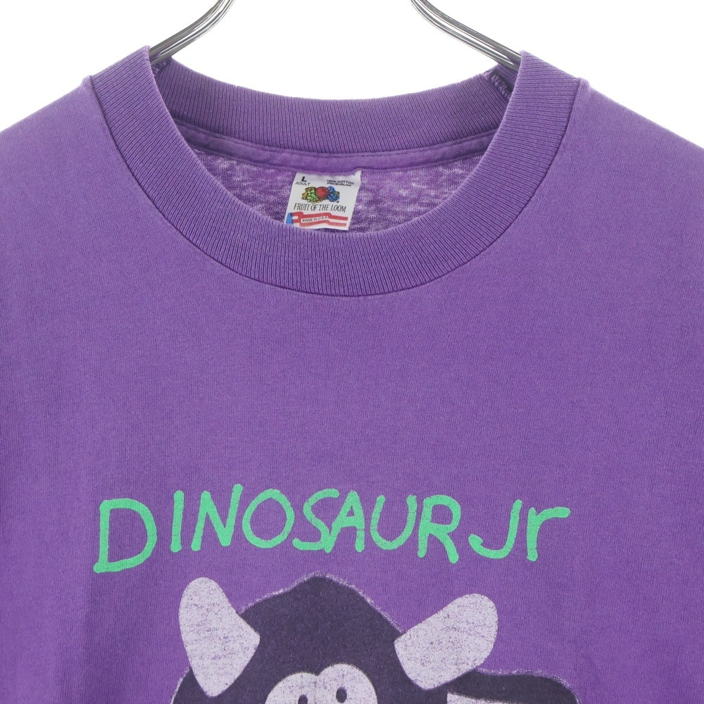 VINTAGE(ヴィンテージ) 90S DINOSAUR JR COW & GORILLA ダイナソージュニア カウ & ゴリラ バンド 半袖Tシャツ カットソー パープル