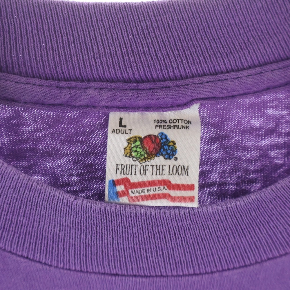 VINTAGE(ヴィンテージ) 90S DINOSAUR JR COW & GORILLA ダイナソージュニア カウ & ゴリラ バンド 半袖Tシャツ カットソー パープル