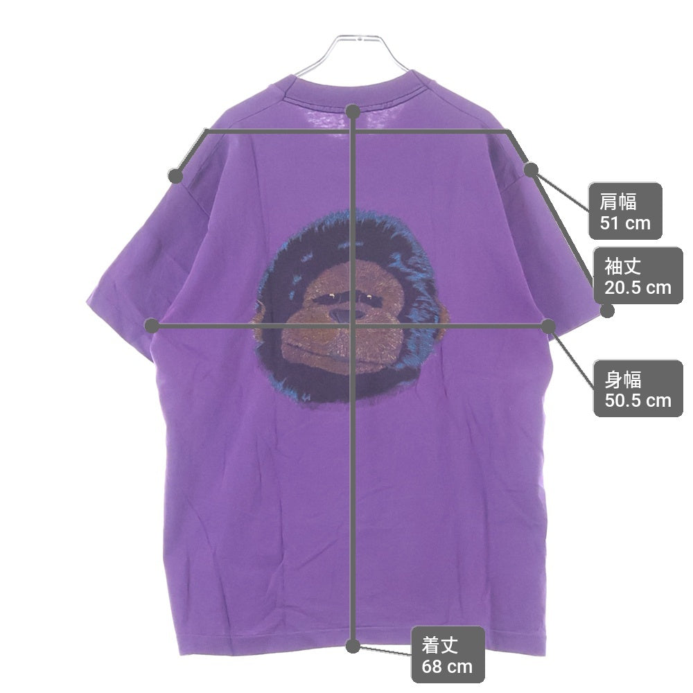 VINTAGE(ヴィンテージ) 90S DINOSAUR JR COW & GORILLA ダイナソージュニア カウ & ゴリラ バンド 半袖Tシャツ カットソー パープル
