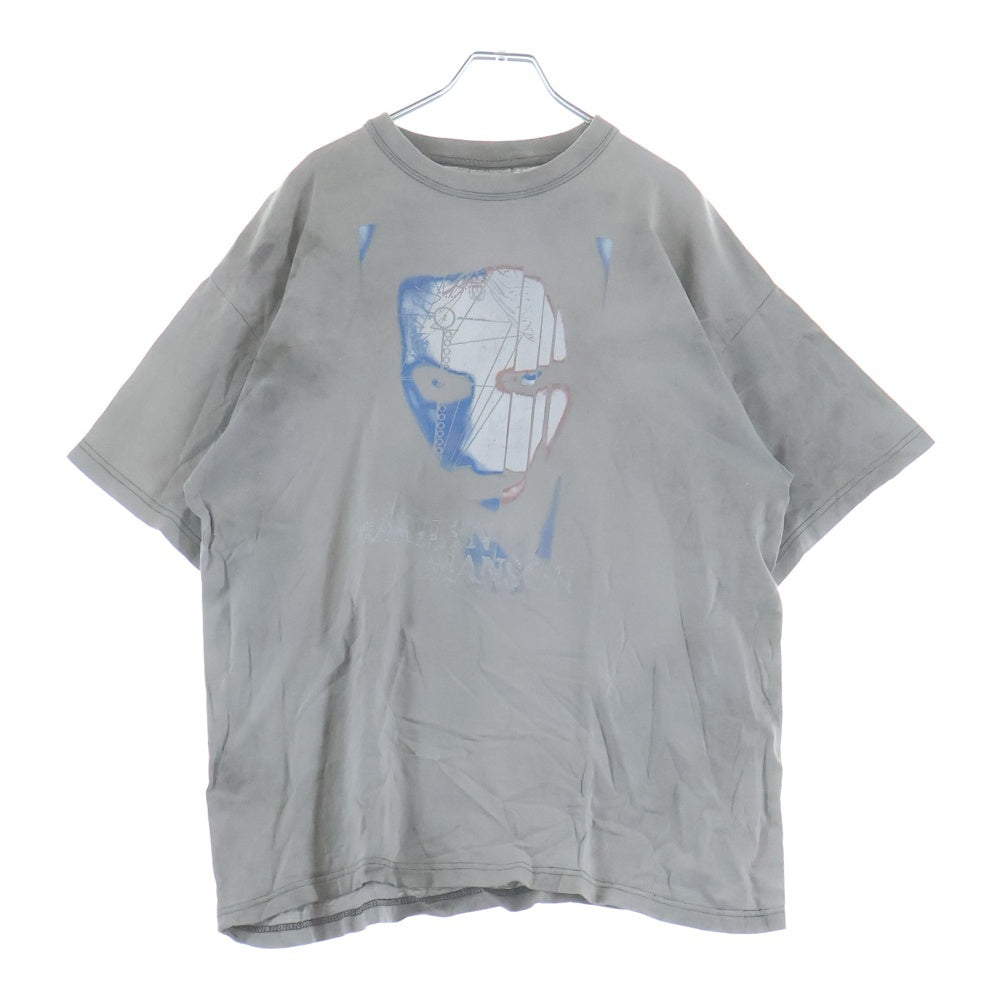 VINTAGE(ヴィンテージ) 90S MARILYN MANSON EURO BOOT ANTICHRIST SUPERSTAR TEE マリリンマンソン ユーロ ブート アンチクライスト スーパースター フェード 半袖Tシャツ カットソー