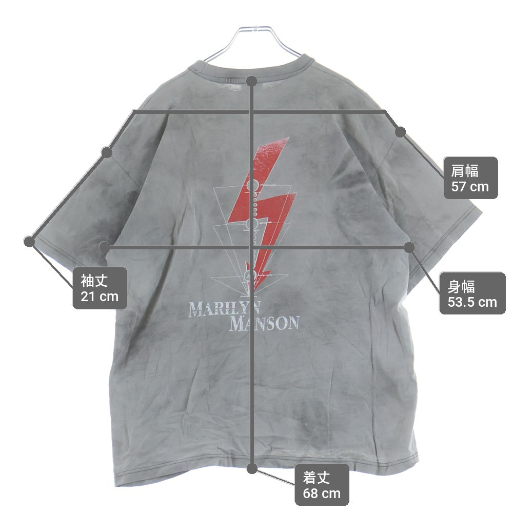 VINTAGE(ヴィンテージ) 90S MARILYN MANSON EURO BOOT ANTICHRIST SUPERSTAR TEE マリリンマンソン ユーロ ブート アンチクライスト スーパースター フェード 半袖Tシャツ カットソー