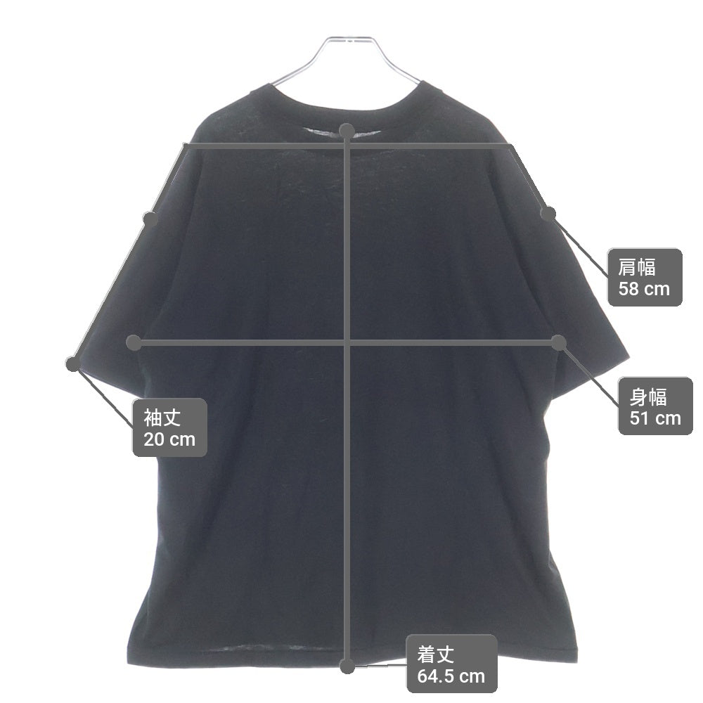 VINTAGE(ヴィンテージ) 80S SPIDER WEB スパイダーウェブ 蜘蛛の巣 半袖Tシャツ カットソー ブラック