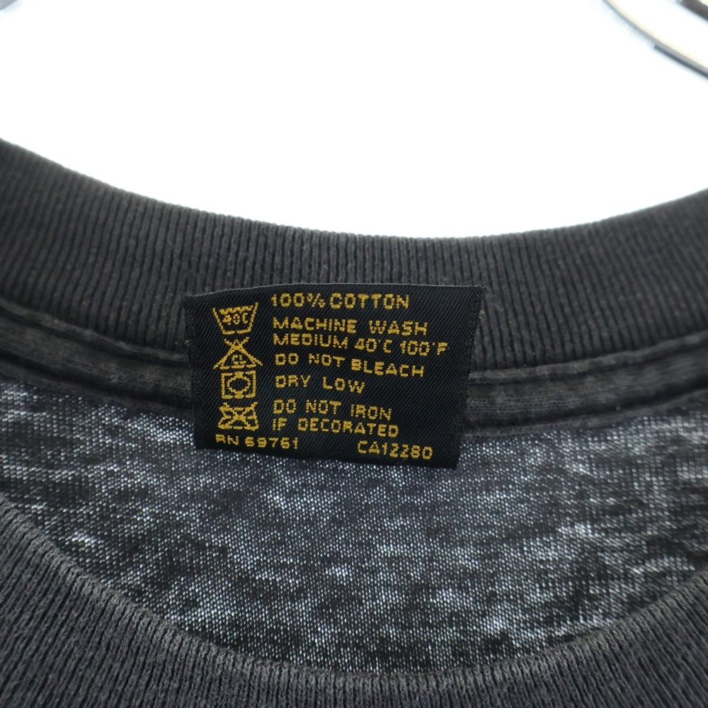 VINTAGE(ヴィンテージ) 90S NIRVANA SEAHORSE COMPETITOR TEE BROCKUN ニルヴァーナ シーホース タツノオトシゴ 半袖Tシャツ カットソー ブラック
