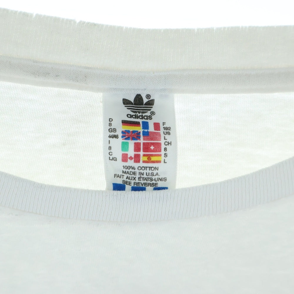 adidas(アディダス) 90S VINTAGE TREFOIL LOGO TEE ヴィンテージ トレフォイルロゴ 半袖Tシャツ カットソー ホワイト