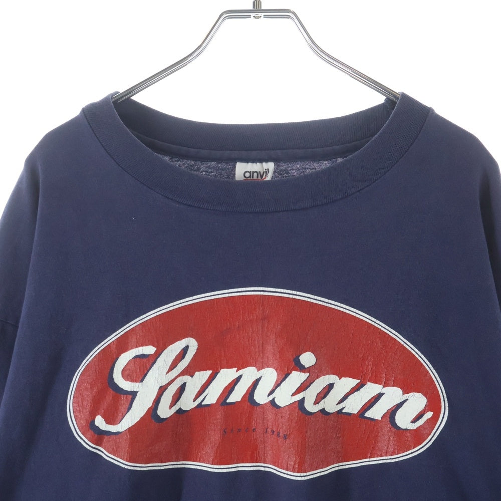 VINTAGE(ヴィンテージ) 90s Samiam Long Sleeve Band Tee Shirt 長袖 カットソー Tシャツ ネイビー