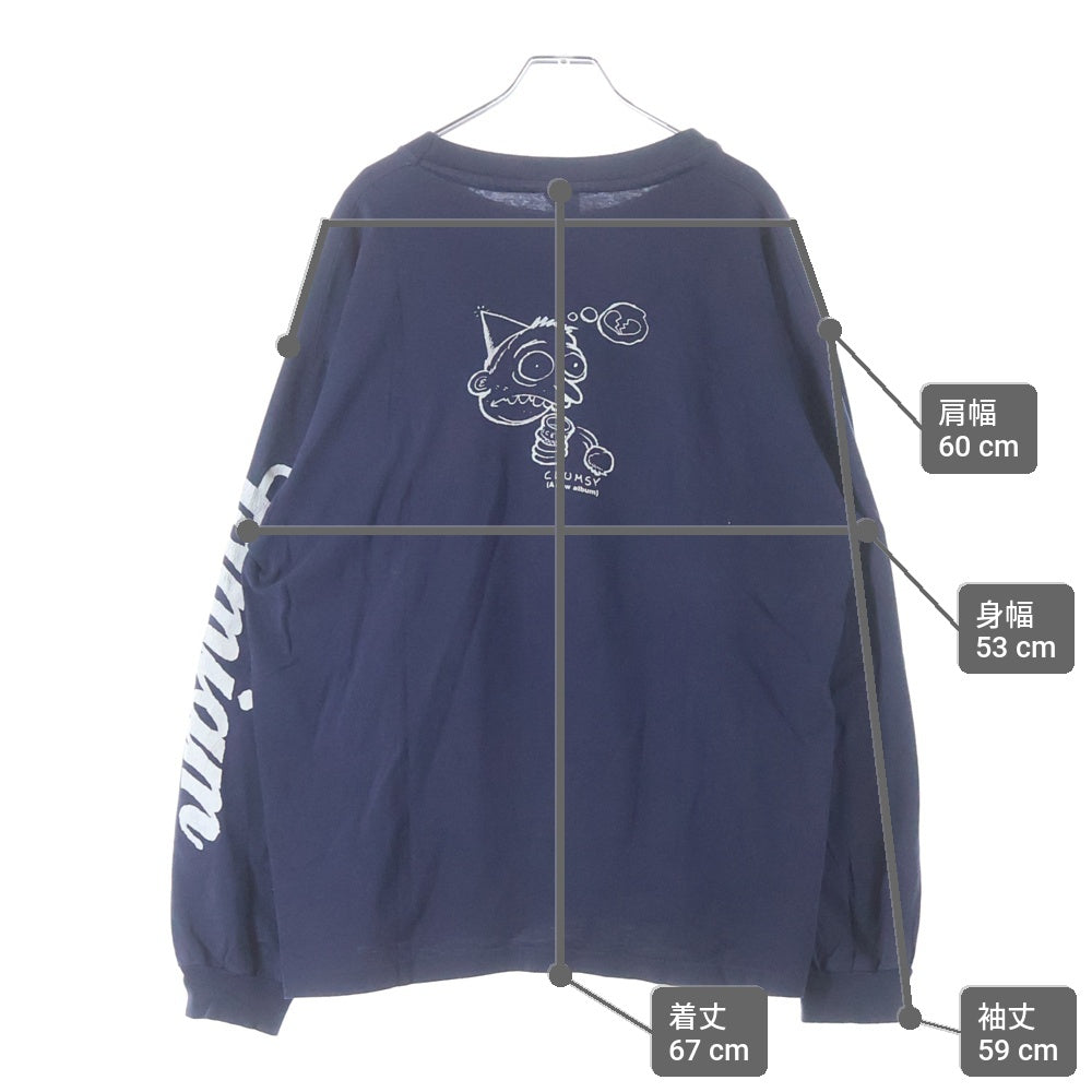VINTAGE(ヴィンテージ) 90s Samiam Long Sleeve Band Tee Shirt 長袖 カットソー Tシャツ ネイビー