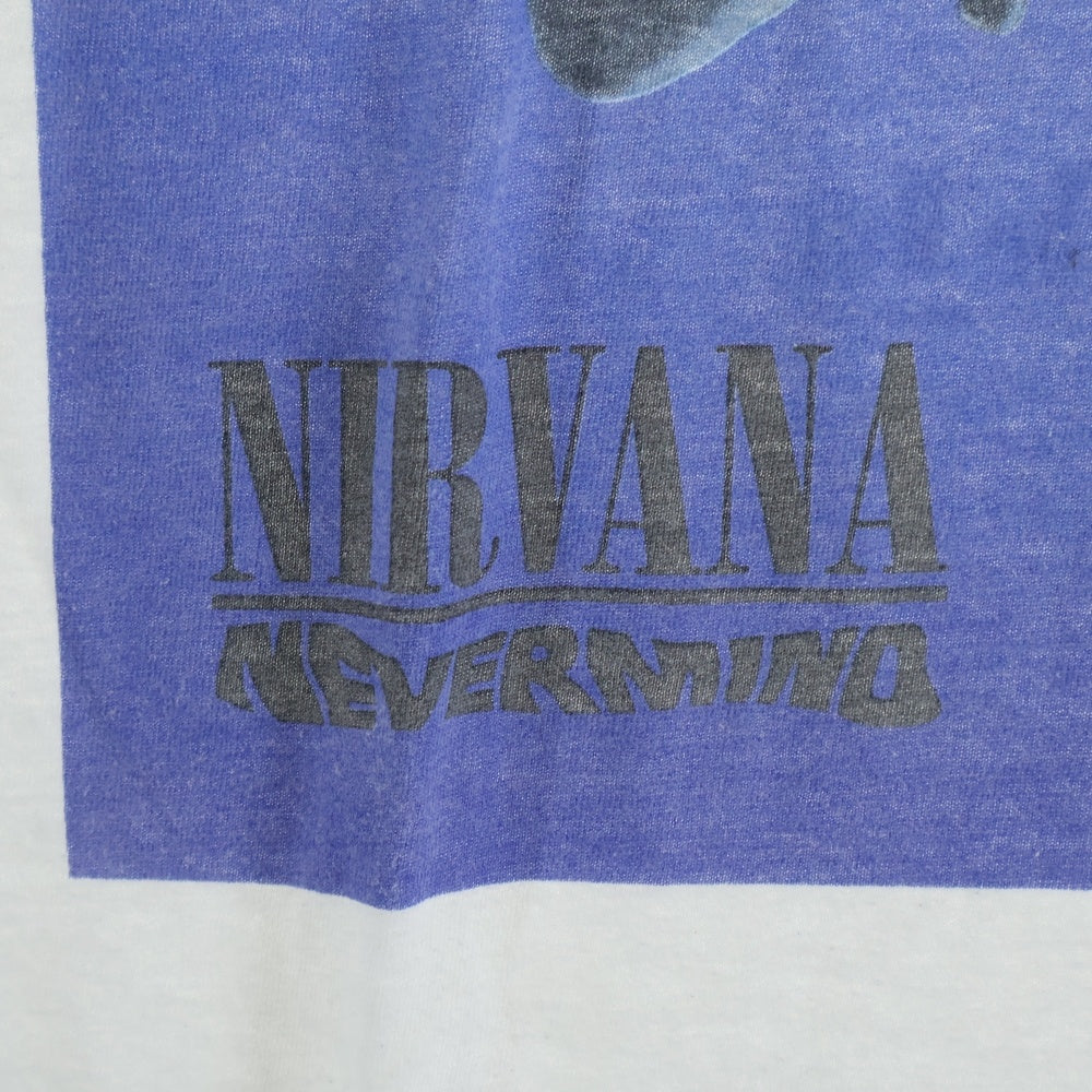 VINTAGE(ヴィンテージ) 00s NIRVANA NEVERMIND Copy right 2002 ニルヴァーナ ネバーマインド 2002年製 ホワイト