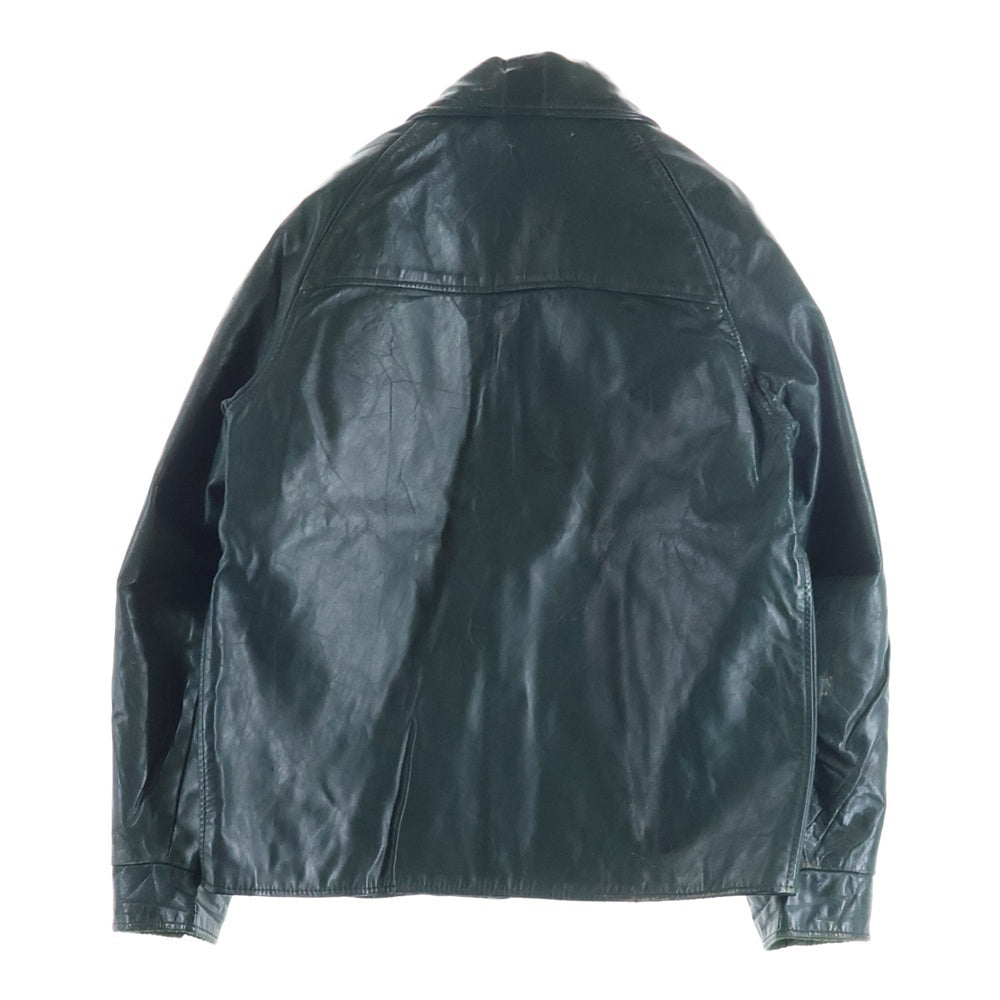 VINTAGE(ヴィンテージ) 60s DENISON MINE RESCUE LEATHER JAKET レザージャケット グリーン