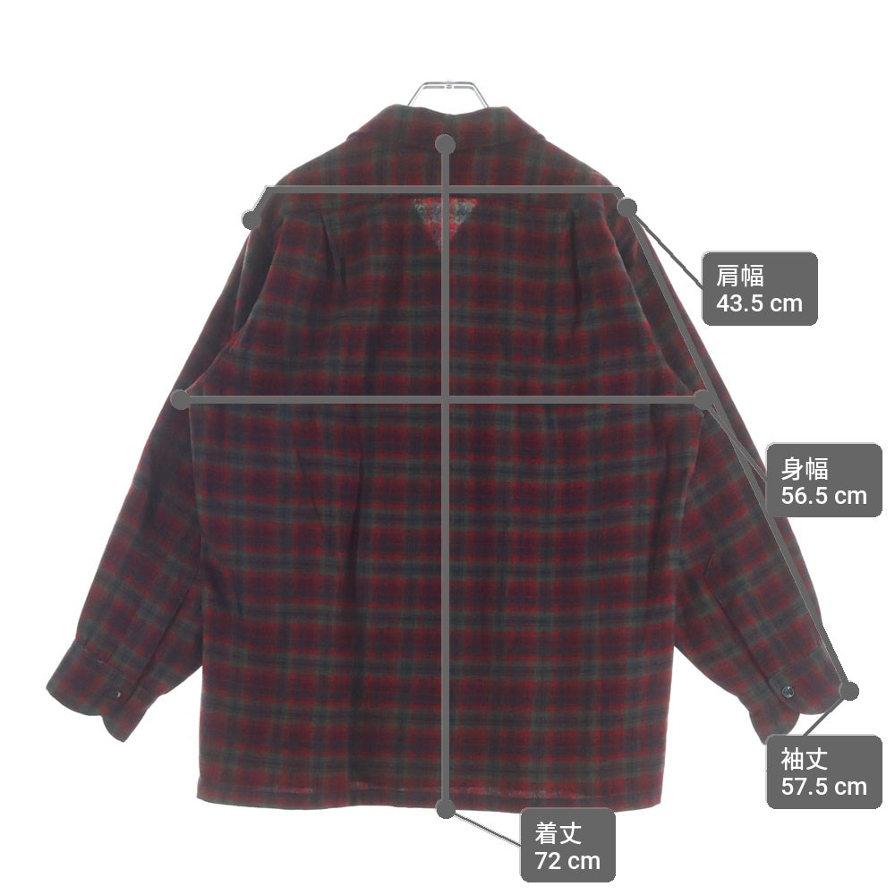 PENDLETON(ペンドルトン) 60s WOOL CHECK L/S SHIRT ウールチェック長袖シャツ レッド/ブラック/カーキ