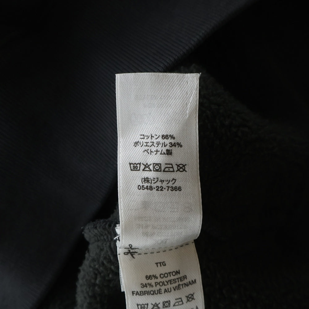STUSSY(ステューシー) WORKGEAR 118570 クルーネック長袖スウェットトレーナー ブラック