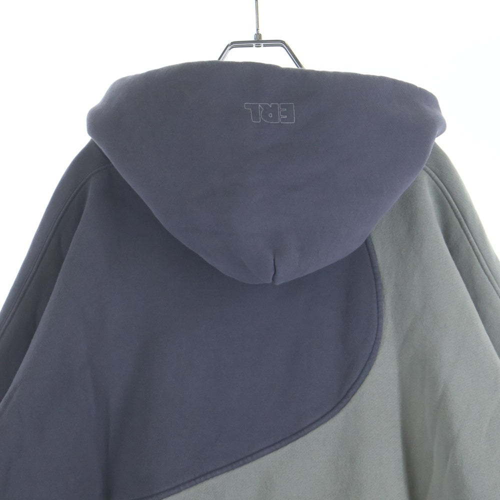 ERL(イーアールエル) Wave Hoodie ERL11T024 ウェーブ プルオーバーパーカー フーディー パープル