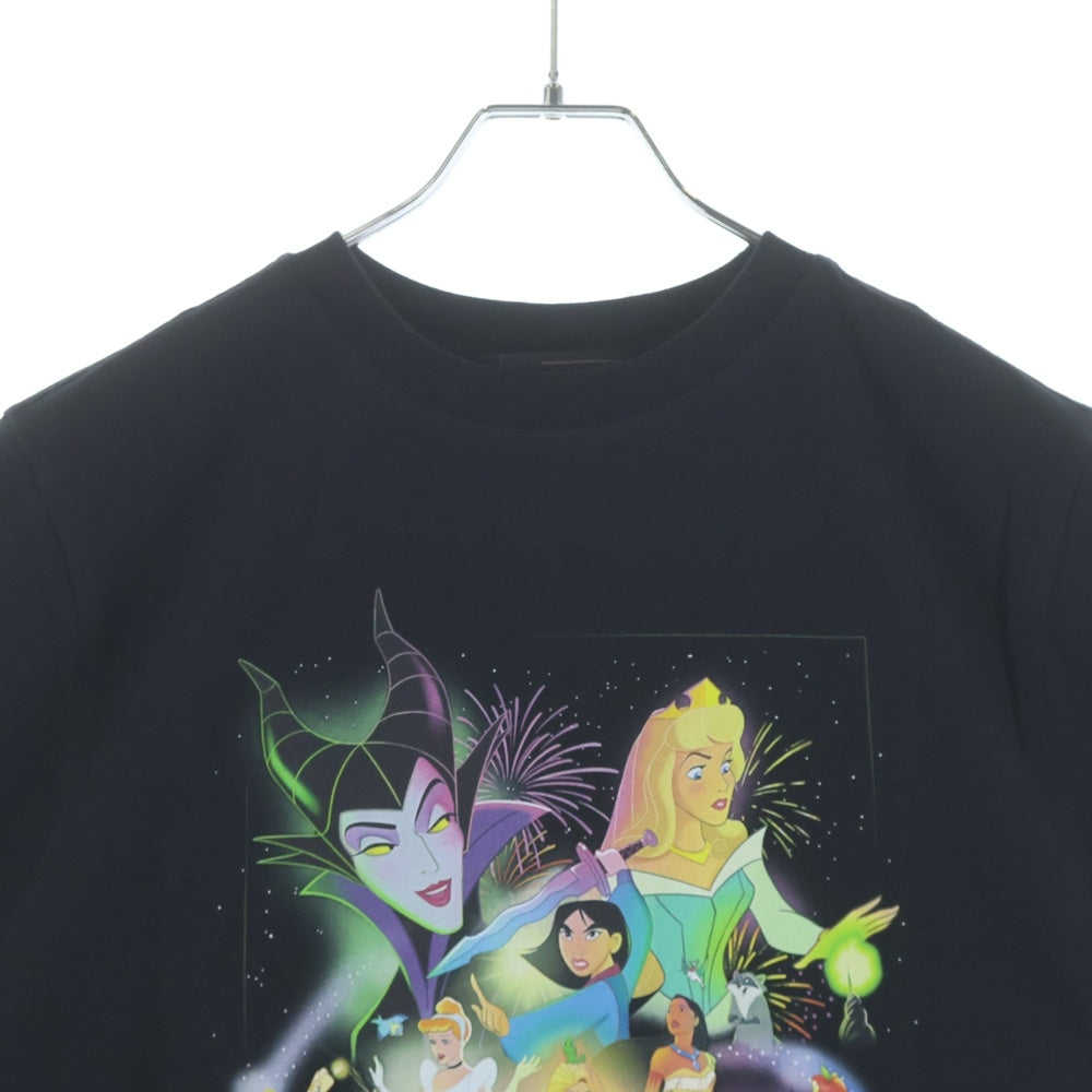 NO BRAND(ノーブランド) 25SS COPERNI×DISNEY COLLECTOR BOXY TEE DJS03F5028C ×ディズニー プリント半袖Tシャツ ブラック
