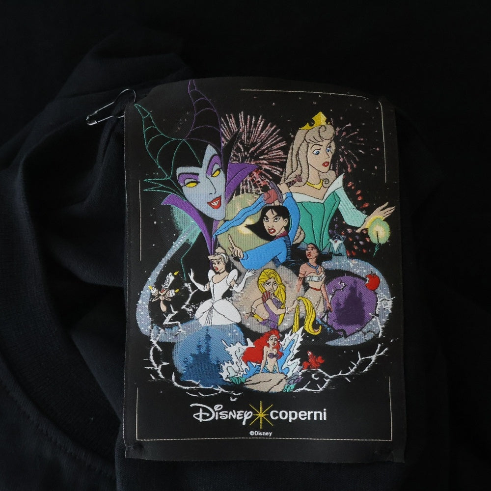 NO BRAND(ノーブランド) 25SS COPERNI×DISNEY COLLECTOR BOXY TEE DJS03F5028C ×ディズニー プリント半袖Tシャツ ブラック