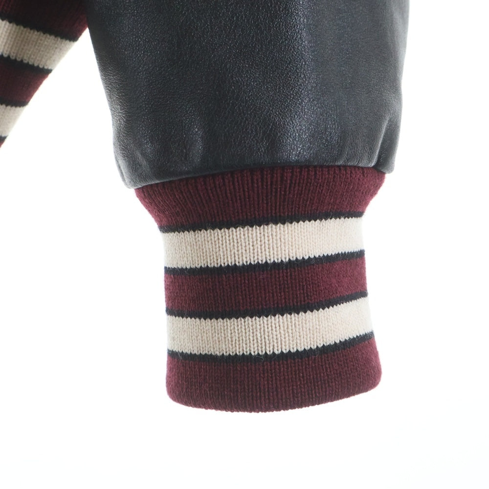 CELINE(セリーヌ) CLASSIC WOOL TEDDY JACKET 2V29T896C クラシックウール テディジャケット ブラック/ボルドー